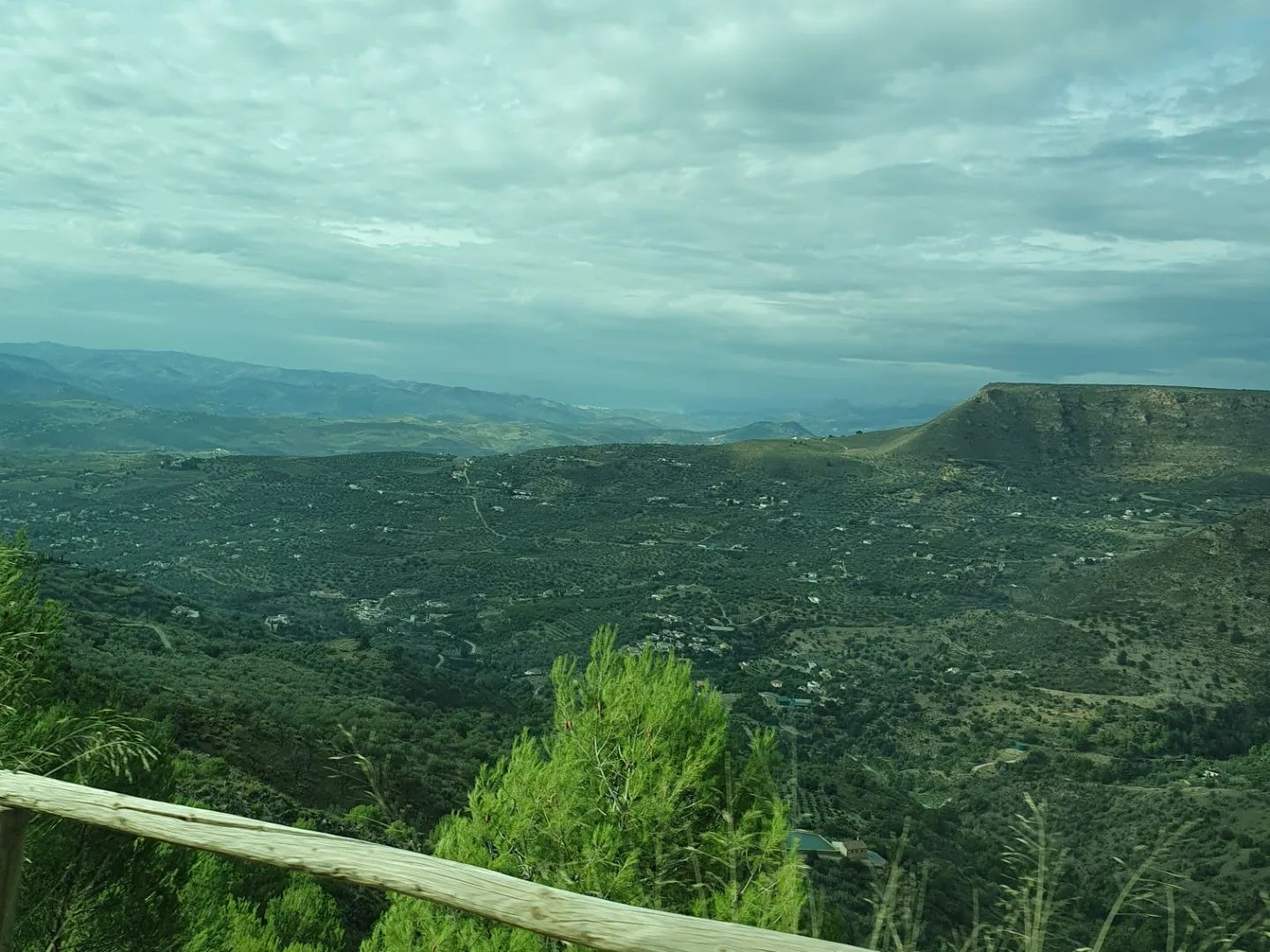 Bergpanorama Andalusien